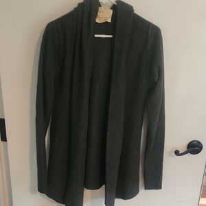 Splendid Charcoal Open Front Cardigan